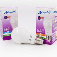 لامپ 15 وات LED حبابی (لامپ نور)